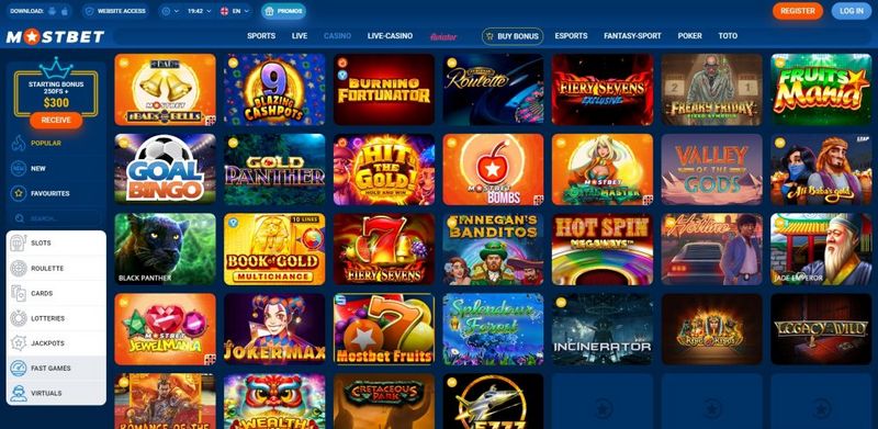 Отзыв о Mostbet: Регистрация, ставки, игры